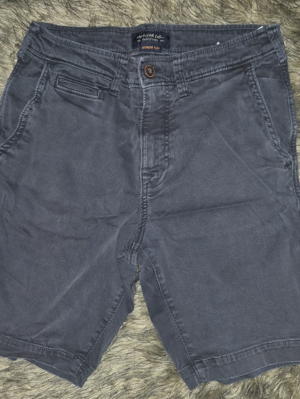 American Eagle Outfitters Charcoal Flat Front Men’s Shorts